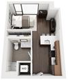 Floor Plan at 1000 Speer by Windsor